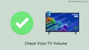 Check Vizio TV Volume