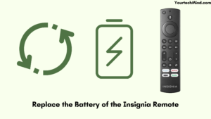 Replace the Battery of the Insignia Remote