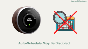 Auto-Schedule May Be Disabled
